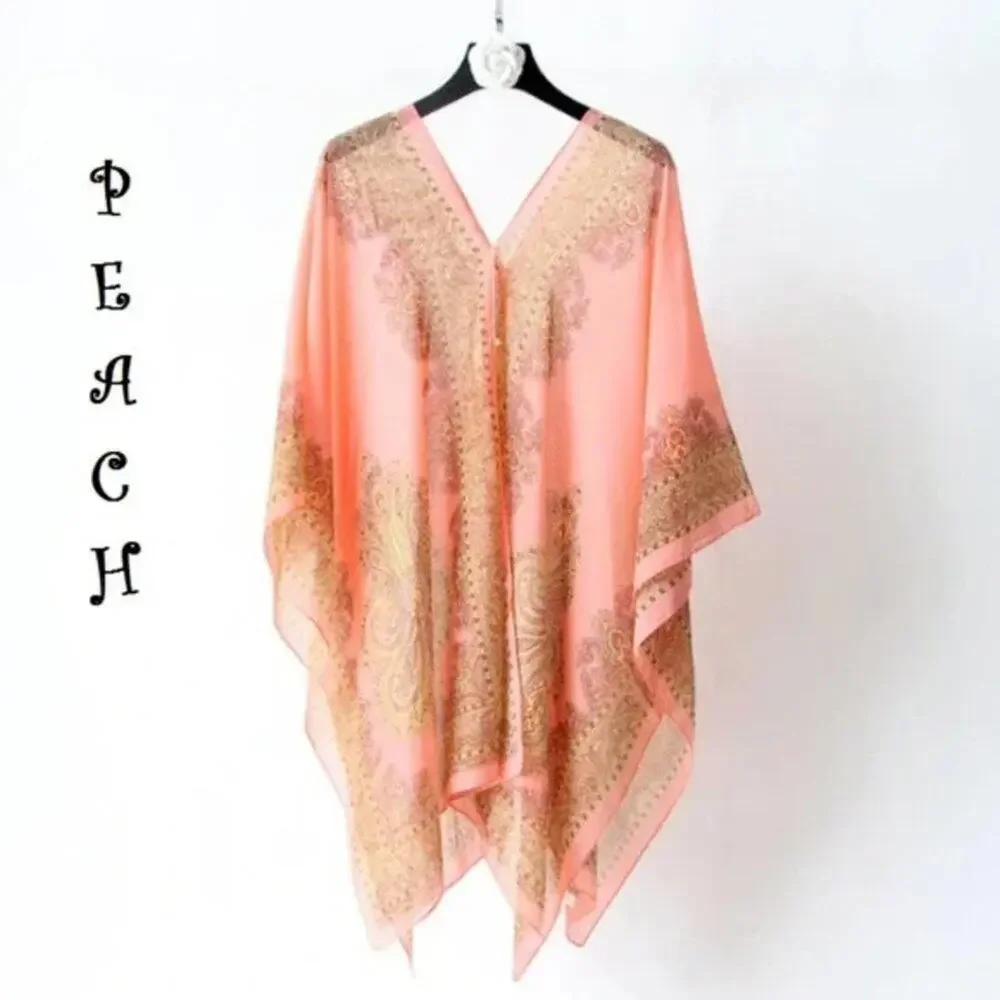 12 Different Color Silken Shawls Pink, Red, White, Black, Blue, Green